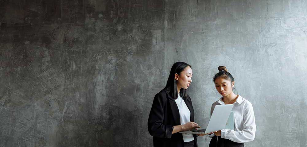 Professional team discussion